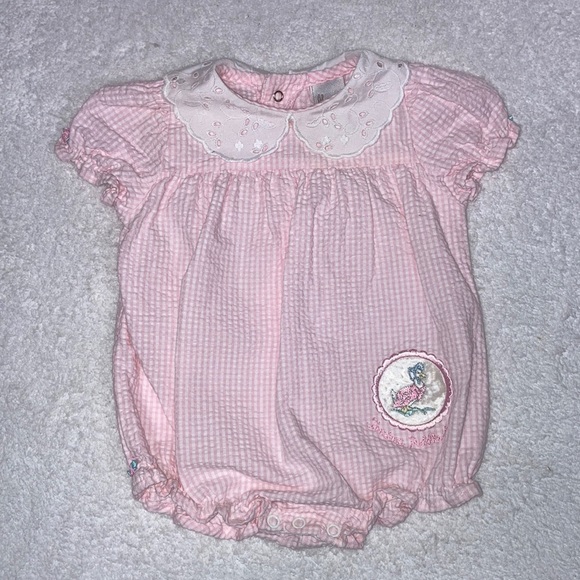 Peter Rabbit & Friends pink gingham jemima puddle duck bubble 6 months - Picture 1 of 10